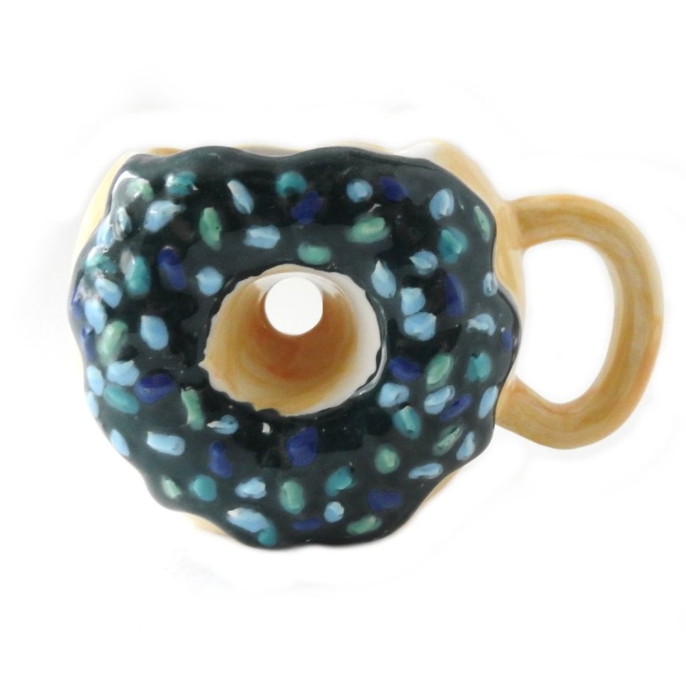 Vintage Donut Shaped Mug